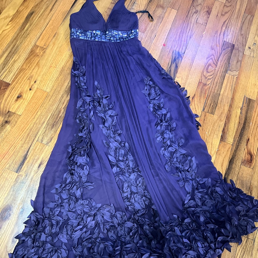 Elegant Purple Evening Gown